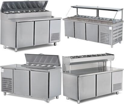 Make up buzdolabı modelleri, pizza/kumpir hazırlık buzdolabı çeşitleri