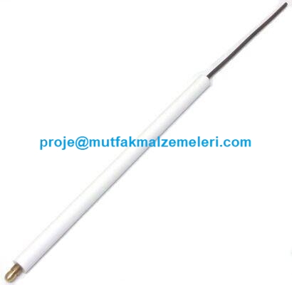 Alveo Fırın Çakmak Ateşleme Çubuğu Bujisi:Baklava fırını parçaları Alveo fırın brülörleri lavaş fırını taban taşları pizza fırını tuğlaları konveksiyonlu fırın beyinlerinden bu Alveo fırın çakmak bujisi; Alveo fırınların çakmakla kıvılcım yaparak gazı at