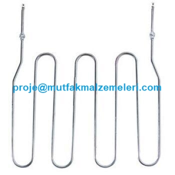 İmalatçısından R1005 Endüstriyel Tip Paslanmaz Çelik Fırın Rezistansı. 2000 Watt gücünde yemek pişirme ısıtıcısı. Profesyonel mutfak fırınları için uygun, ısıya ve korozyona dayanıklı çubuk/tüp rezistans modeli. Orijinal sanayi tipi fırın yedek parça gör