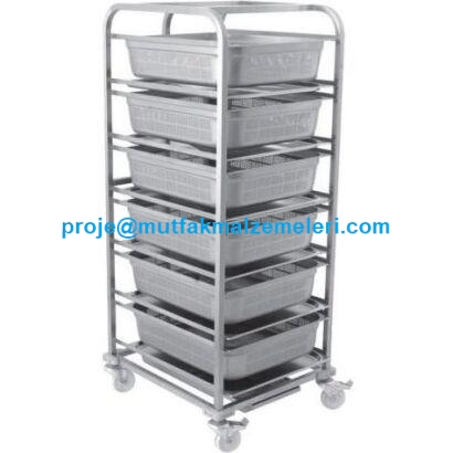 Endüstriyel mutfaklar için en kaliteli paslanmaz donmuş et balık tavuk çözdürme arabalarının donuk et balık dinlendirme ve taşıma arabaları modellerinin en ucuz fiyatlarıyla satış telefonu 0212 2370759