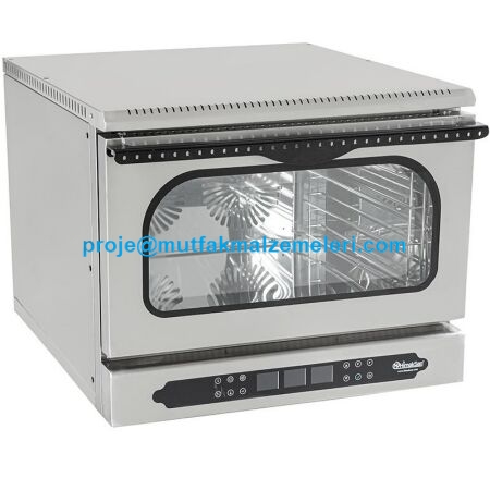 Profesyonel fanlı fırın modelleri kaliteli ekonomik 4 tepsi kapasiteli fırın fiyatları sanayi tipi pastane restoran tatlıcı fırını teknik şartnamesi uygun LCD ekranlı konveksiyonlu paslanmaz çelik patisseri fırını fiyatı özellikleri telefon 0212 2370750