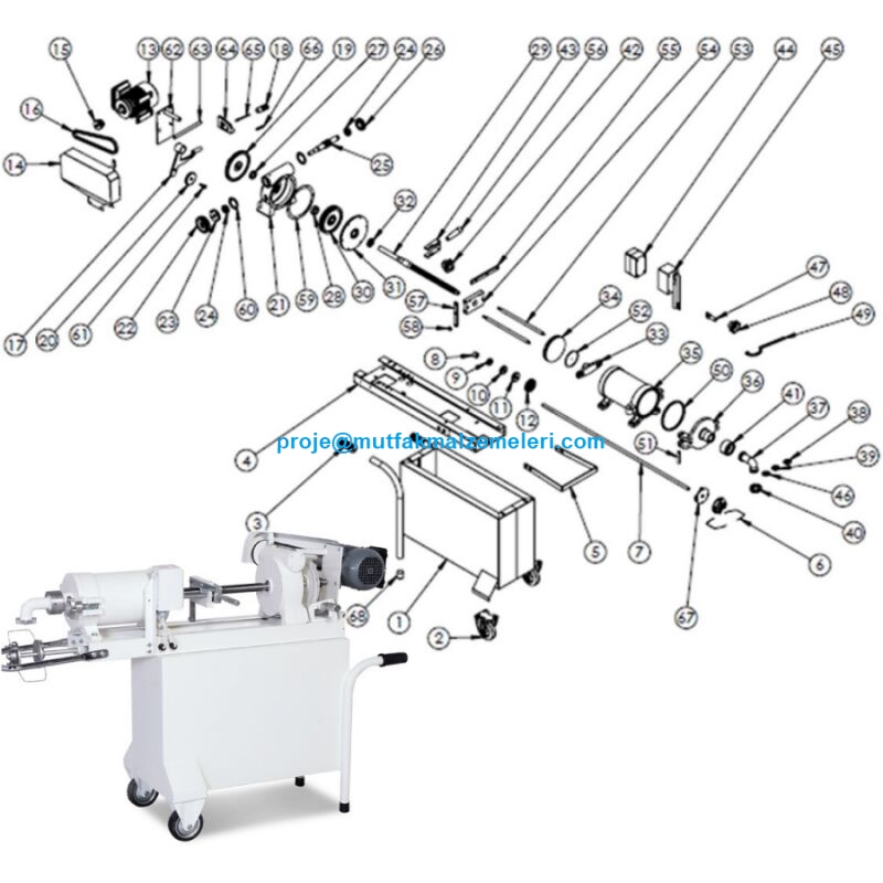 Tulumba tatlı ve köfte dökme makinesi dişli tamiri, kayış değişimi ve genel periyodik bakım, onarım hizmetleri sunuyoruz. Orijinal yedek parça desteğiyle makinelerinizin performansını ilk günkü haline getiriyoruz. Teknik destek ve parça talepleriniz için bizi hemen arayın.
