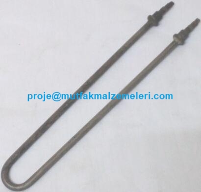 Küçük Yemek Isıtıcısı Rezistansı:Endüstriyel yemek ısıtıcı rezistansları sanayi tipi benmari ısıtıcılarından bu küçük benmari rezistansının ölçüsü 28x4 cm. olup küçük yemek ısıtıcısı rezistansının çıkışı rekorludur - Küçük yemek ısıtıcısı rezistanslarını