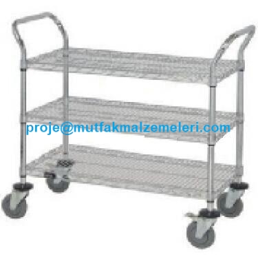 Endüstriyel mutfaklarda kullanılan paslanmaz taşıma arabalarının tüm modellerinin en uygun fiyatlarıyla satış telefonu 0212 2370749