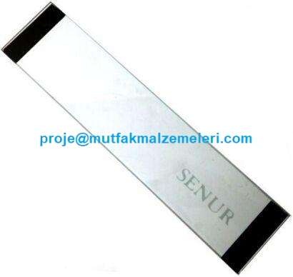 Pizza fırını kapısı camları pizza fırını taşları baklava börek pişirme fırını rezistansları Senur pizza fırını parçalarından 11x48.5 cm. ölçülü bu pizza fırını kapak camının imalatı 0212 2974432