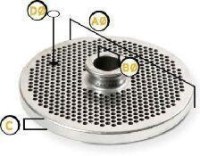 Kasap kıyma makinesi aynaları market kıyma makinası bıçakları köfteci kebapçı kıyma makinası parçalarından 32 lik kıyma makinelerinde kullanıma uygun dövme çelikle üretilmiş kasap market köfteci kebapçı tipi profesyonel ayna