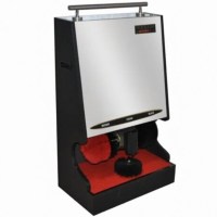 Profesyonel ayakkabı cilalama makinesi; 105W güçlü motoru, 304 kalite paslanmaz gövdesi ve fotoselli çalışma sistemiyle prestijli mekanlar için idealdir. Kenar temizleme fırçası ve 150 ml cila haznesiyle tam bakım sağlar. 2 yıl garantili yan temizlemeli 