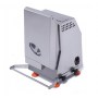 Profesyonel bıçak bileyleme makinası, 36x39x50 cm ölçülerinde ve 18 kg ağırlığındadır. 70 mm ile 200 mm çap aralığındaki bıçakları, bir yüzü düz diğer yüzü 20° açılı olacak şekilde kusursuz biler.