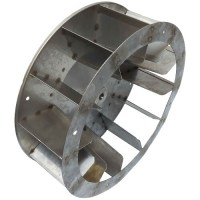 Buharlı ve gazlı konveksiyonlu fırın fanının boyutlarını gösteren teknik çekim; 35 cm dış çap genişliği ve 11.5 cm fan derinliği (genişliği) ölçüleri net bir şekilde görülmektedir. Bilge, Öztiryakiler, İnoksan ve Fagor gibi birçok marka fanlı pişirme fır