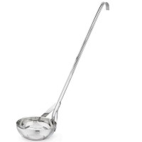 Sanayi mutfaklarında, kaynatma kazanından, büyük yemek tencerelerinden, küçük tencerelere yemek aktarma, kazanlara yemek dağıtma benzeri ağır yemek servis işlerinde kullanılan kepçedir