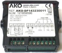 Buzhane Termostatı:Endüstriyel soğuk oda termostatları dijital termostatlı buzhane termometreleri tezgah tipi buzhane dijitallerinden AKO markalı DF143230011 modeli elektronik göstergesi olan buzhane dijitali çift problu endüstriyel buzhanelerin sıcaklığ