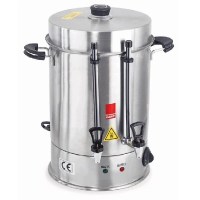 Paslanmaz çelikten üretilen 160 bardaklık çay otomatı, 15 litrelik hacmi ve 2000 W yüksek gücüyle profesyonel kullanım sunar. 325x320x470 mm boyutlarındaki kompakt tasarımı ve 4 kg ağırlığıyla taşınması kolay ve son derece dayanıklıdır.
