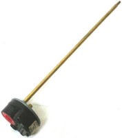 Çay Semaveri Parçası:Bakır çay kazanı termostatları rezistans üzerine geçen termostatlar çubuklu tip rezistansa takılan termostat modellerinden bu termostatı çubuk tipli rezistansa geçirilerek takılan termostat modelidir.Çay semaveri kazanındaki suyu sab