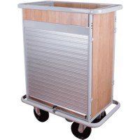 Elektrostatik boyalı metal iskelet ve köşelerdeki darbe emici gri tampon lastikleri. Arabayı ve duvarları çarpmalara karşı koruyan, dayanıklı MDFlam gövde yapısını yansıtan sağlamlık odaklı ürün görseli.