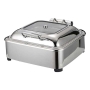 GN küvet uyumlu elektrikli chafing dish ile sıcak servis keyfi.