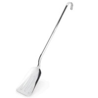 Lokanta yemek servis spatulası, tatlı servis spatulası, büfe servis spatulası, karnıyarık spatulası, kabak servis spatulası olarak da kullanılan bu paslanmaz servis spatulası; yemek dağıtımı yapılan her yerde çeşitli yemek dağıtımlarında kullanılır