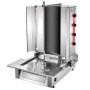 4 Radyanlı Elektrikli Döner Ocağı: 520x700x1400mm ölçülerinde, 5400W güç, seramik rezistanslı, Robax termal cam korumalı ve 60 kg et kapasiteli profesyonel döner pişirme makinesi. #DönerEkipmanları #DönerOcağı