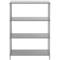 4 katlı paslanmaz çelik (inox) düz tablalı istifleme rafı. 53x91x183 cm ölçülerinde, demonte ayaklı, sanayi tipi mutfak ve kiler kullanımına uygun dayanıklı çelik raf modeli. #inoxraf #istifrafı #paslanmazraf #mutfakdüzeni #endüstriyelmutfak, Üreticisind