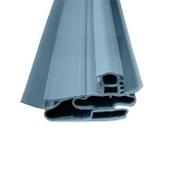 50 Metre uzunluğunda, 2.5 metrelik 20 adet düz şeritten oluşan ekonomik buzdolabı kapı contası paketi. Burkulma önleyici özel ambalajında, mıknatıssız endüstriyel tip buzdolabı fitili profili görseli.