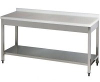 Et Tezgahı:Endüstriyel tip et kesme tezgahı polietilenli tezgah modellerinden olan bu alt raflı arkası sırtlı et tezgahı paslanmaz çelik gövdesiyle son derece kaliteli,sağlam ve güvenilirdir - Et tezgahı satış telefonu 0212 2370749