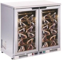 DR250-G Çift Cam Kapılı Et Yaşlandırma Dolabı: Kuru dinlendirme yöntemiyle et olgunlaştırma için tasarlanmış, dijital termostatlı ve paslanmaz iç hacimli profesyonel Dry Age buzdolabı. #DryAgedBeef #KasapEkipmanları