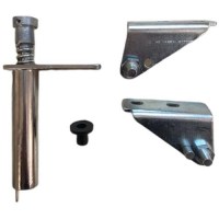 Metalden üretilen ve çinko kaplama ile korozyona karşı güçlendirilen gömme tip yaylı menteşe, buzdolabı kapılarını alt veya üstten gömülerek otomatik kapatır. Yatak pimi ve yay mekanizması yoğun kullanıma dayanıklı olup uzun ömürlü performans sunar.