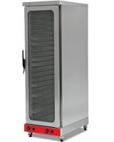 630x850x1900 mm ölçülerinde, 16 tepsilik paslanmaz çelik hamur mayalama dolabı. İzolasyonlu gövde, nem sensörü, termostatik kontrol paneli ve şeffaf kapaklı profesyonel mayalandırma kabini.