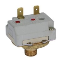 Campini TY 85-B kahve makinesi prosestatı ve basınç şalteri görseli. 1/4 inç bağlantı uçlu, Nuova Simonelli uyumlu espresso makinesi yedek parçası. Otoklav ve buharlı sterilizasyon cihazları için basınç kontrol anahtarı ve elektrik bağlantı terminalleri.