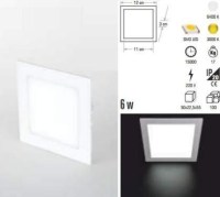 Kare Led Panel:Evlerde,Mağazalarda,Otellerde,Rezidanslarda vb. yerlerde şık ve modern görünümlü olan bu 6 watt gücündeki bu kare led panel 3'' olup diğer tüm ölçüde kare ve yuvarlak led panel satışını yapıyoruz - Kare led panel satışı 0212 2370759