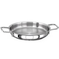 Profesyonel mutfak standartlarında üretilen 14 cm çelik yumurta sahanı, paslanmaya ve kararmaya karşı tam direnç sağlar. Isıyı eşit dağıtan taban yapısı sayesinde yumurtalar tam kıvamında pişer, şık tasarımıyla doğrudan masada servis yapmaya uygundur.