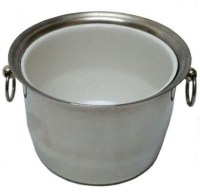 Çelik Kulplu Buz Kovaları Paslanmaz Şampanya Kovaları kategorisindeki halka kulplu buz koyma kovasının imalatı paslanmaz krom çelikten yapılmış olup kapağı olmayan, kapaksız buz kovası modelidir