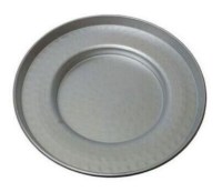 60 cm çapında, özel şekilli dövme alüminyum midye kızartma tavası. Ortası çukur, kenarları düz tasarımıyla profesyonel midye tava yapımına uygun, ısıyı hızlı ileten sanayi tipi alüminyum midye tepsisi ve pişirme ekipmanı.