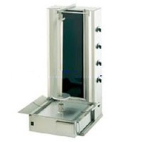 4 rezistanslı, önü camlı elektrikli motorlu döner makinesi. AISI 304 paslanmaz çelik gövde, ayarlanabilir döner şişi ve yağ toplama çekmecesiyle endüstriyel döner ocağı görünümü. #DönerMakinesi #ElektrikliDönerOcağı #EndüstriyelMutfak, İmalatçısından en 