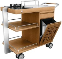 Oteller için profesyonel ocaklı servis arabası modelleri restoranlarda kullanıma uygun kaliteli ve ekonomik flambe arabası fiyatları imalatçılarından sağlam ocaklı servis arabası satışı