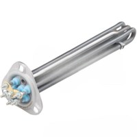 F2111-1P model 3x2000 Watt gücünde Öztiryakiler endüstriyel bulaşık makinesi boyler rezistansı. 29 cm paslanmaz Cr-Ni çelikten, İnoksan, Vital ve Maksan makinelerle uyumlu durulama suyu ısıtıcısı.