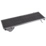 300x1800 mm boyutlarında AISI 304 paslanmaz çelik su kanalı görünümü. Üst kısımda dayanıklı petek ızgara sistemi ve ortadan tahliye çıkışı detaylandırılmıştır. Endüstriyel mutfaklar ve gıda tesisleri için hijyenik su boşaltma çözümü. İmalatçısından kalit