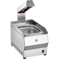 R98 Patates Sıcak Tutucu Ünite: 29,5x55x65 cm ölçülerinde, 1000 Watt güçlü, paslanmaz çelikten imal edilmiş, yağ süzme hazneli profesyonel patates kızartması bekletme makinesi. #PatatesDinlendirme #BüfeEkipmanları