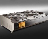 80x45x20 cm boyutlarında, paslanmaz gövde. 12, 22 ve 32 cm'lik künefe tepsilerine uygun 2 pişirme gözü. Emniyet ventilli gaz valfleri ve GAZMER onayı ile güvenli, tasarruflu pişirme imkanı.