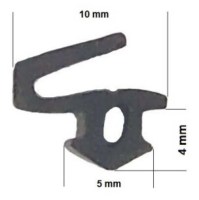 PKL8-25MT model geçmeli kapı ve pencere lastiği. Siyah renkli, ısı ve ses yalıtımı sağlayan esnek plastik profil. Standart PVC doğrama kanatlarına tam uyumlu, 25 metrelik ekonomik paketli yalıtım contası fotoğrafı. #pvcconta #pimapen #kapıfitili