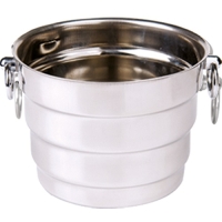 Profesyonel kullanıma uygun restoran tipi buzlu şarap kovası, gece kulüplerinde kullanıma uygun standa şişe servis kovası modellerindendir