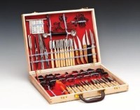 Aşçı dekor çantaları şef dekor aleti takımları çantalı model şef dekor takımlarından olan bu mutfak şefi dekor takımı 80 parçalıktır.Mutfak şefi dekor takımının satışı ahşap kutusuyla beraber yapılmaktadır