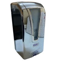 Krom kaplama sensörlü otomatik sıvı sabun dispenseri, temassız hijyen sağlayan modern tasarım