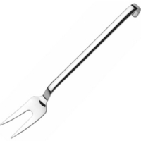 Yemekhanelerde, kantinlerde, açık büfe yemek servisi yapan otel ve restoranlarda kullanıma uygun servis çatalıdır