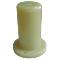 Çağdaş soğan doğrama makinesi bıçak göbeği plastik yedek parça. 9.1 cm uzunluk ve 1.2 cm kare mil girişi detaylı görünümü. Dayanıklı endüstriyel mutfak yedek parçası bıçak mili yatağı görseli.