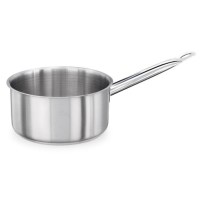 Bu paslanmaz sos tavası, yüksek kaliteli çelikten üretilmiştir. Çift taban teknolojisi ile enerji tasarrufu sağlar ve homojen pişirme sunar. Hijyenik yapısı ve ergonomik sapıyla restoran ve kafelerde uzun yıllar güvenle kullanılır.