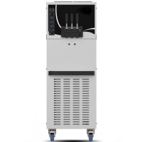 3 Musluklu Dikey Tip Soft Dondurma Makinesi - Saatte 600 porsiyon servis imkanı sunan profesyonel İtalyan tasarımlı dondurma makinesi, Profesyonel italyan dondurma makinası modelleri kaliteli ekonomik italyan dondurma makinası fiyatları sanayi t