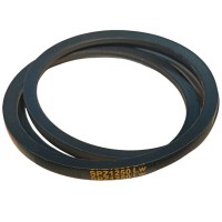 B 17x1350xLi ölçülerinde siyah kauçuk esaslı endüstriyel V kayış görseli. Sanayi tipi makineler, tekstil ekipmanları ve gıda işleme makineleri için uygun, yüksek mukavemetli B profil (17 mm genişlik) 1350 mm boyunda makine lastiği yedek parçası.İmalatçıs