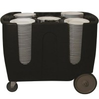 Ayarlanabilir bölmeli polietilen tabak istifleme ve taşıma arabası - NSF sertifikalı profesyonel 4 tekerlekli tabak arabası 1120x710x800 mm #tabakistifleme #tabaktasima #cateringekipman #otelyönetimi #mutfakgerecleri