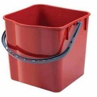 25 litre su kapasitesine sahip, dayanıklı plastik malzemeden üretilmiş, sağlam tutma saplı temizlik kovası. Yer ve cam temizliği için tasarlanmış, geniş iç hacimli profesyonel plastik temizlik ekipmanı.