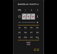 Unox Bakerlux SHOP.Pro Fırın Kumanda Paneli:Profesyonel Unox konveksiyonlu fırın modellerinden dijitalli kumanda paneli olan elektronik termostat kontrollü çok programlı Unox Bakerlux Shop.Pro fırının dijital kumanda kontrol paneli;Unox buharla fanla piş